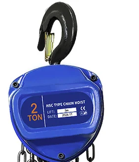 2 Ton Manual Chain Hoist | 6m Lift Height | HSZ-C Type with 4:1 Safety Factor & Heat-Treated Load Chain