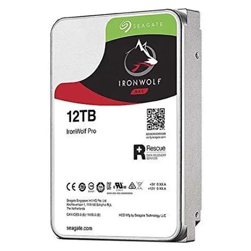 لـ 12 تيرا بايت IronWolf Pro 12 تيرا بايت 7200 دورة في الدقيقة SATA 6 جيجابايت/ثانية 3.5 بوصة NAS HDD جديد