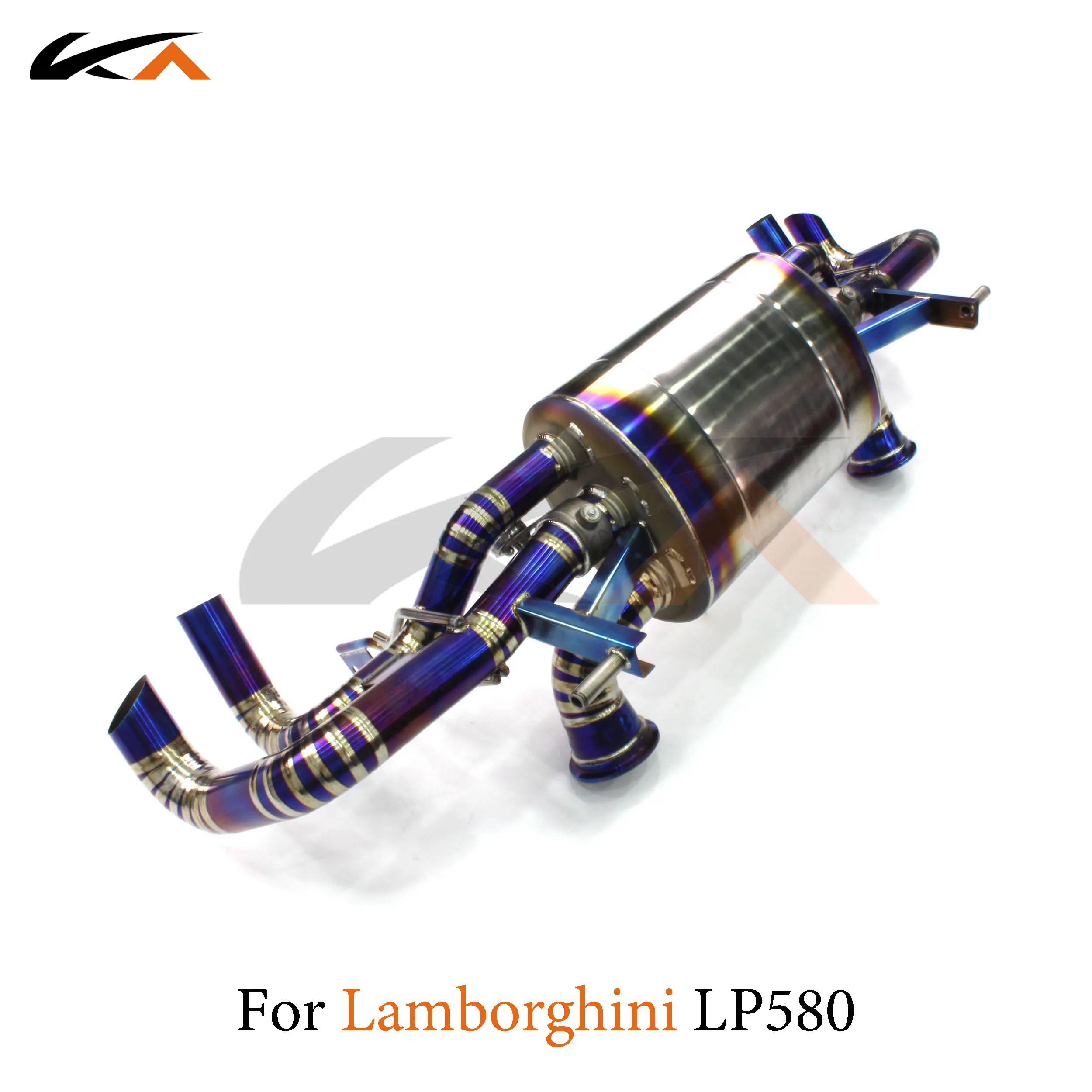 

KA Tuning exhaust system parts titanium alloy catback for Lamborghini LP580 rear section performance muffler valve