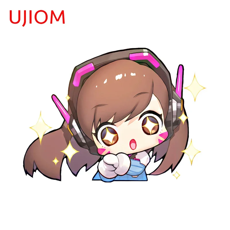 UJIOM Popular Game Over Watch Peripherals Wall Stickers Interesting Bathroom Decal Creative Kitchen Cupboard Waterproof Poster