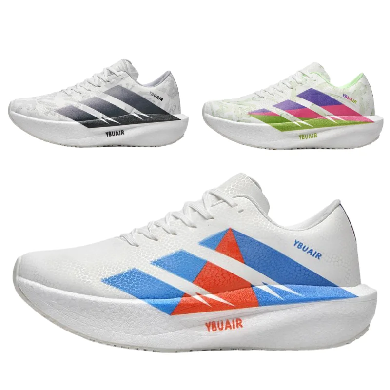 

Men's lightweight and breathable racing running shoes, fashionable multi-color cushioning sports shoes, casual shoes