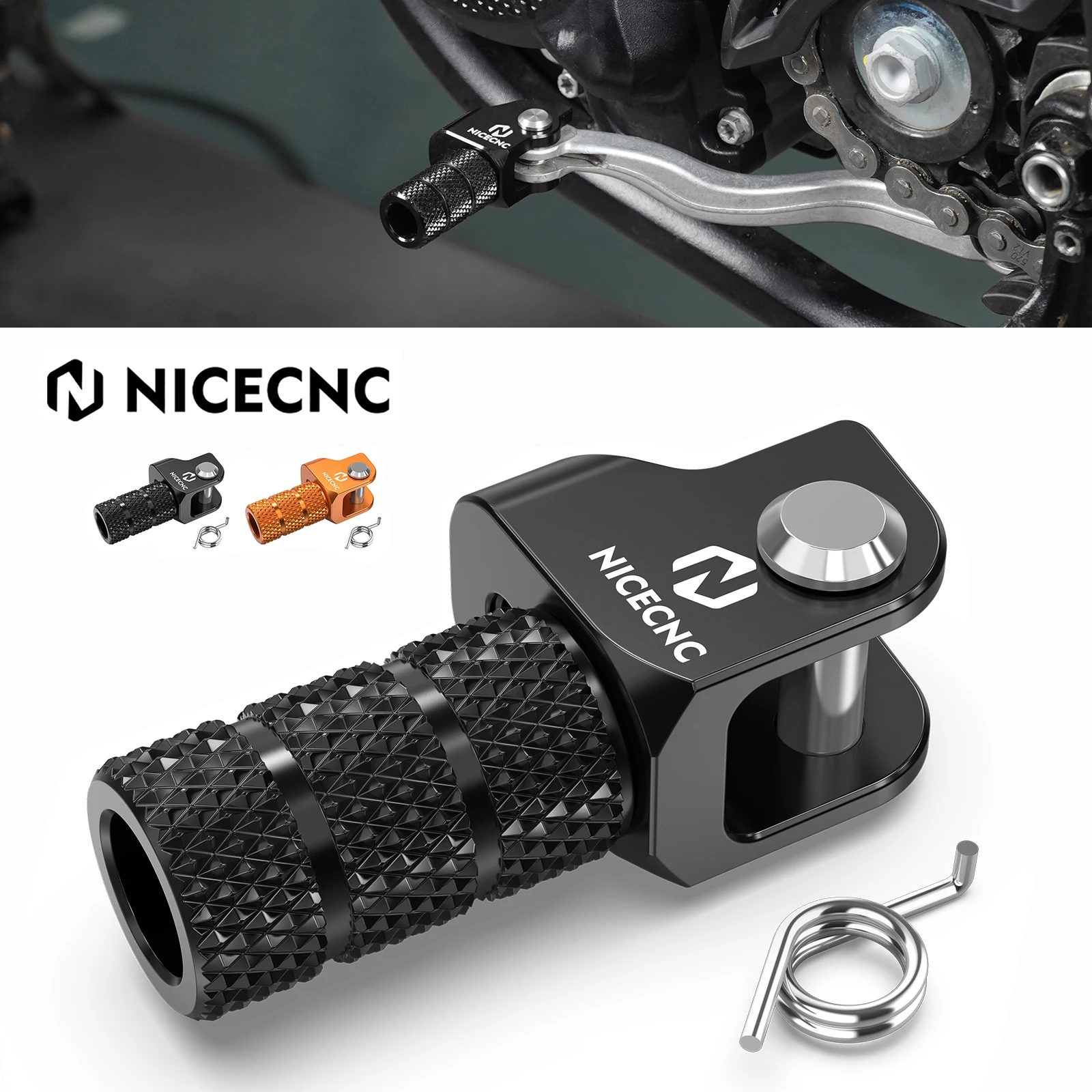 

NICECNC For Husqvarna 701 Enduro Supermoto 2016-2024 TE FE FC 250 300 350 2014-2015 KTM 690 SMC Adjustable Gear Shift Lever Tip