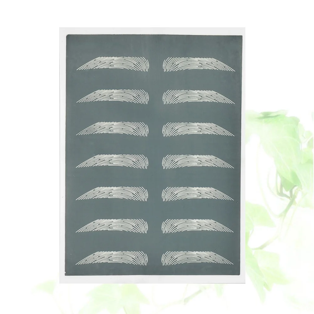 

Eyebrow Practice Skin 1 Sheet Thick Reusable Synthetic Surface for Microblading Shading Outlining Training Professional Brow