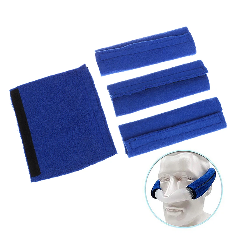 Universal e Reutilizável Face Almofada Capa, CPAP Máscara Strap Covers, Comfort Pads, Cpap Strap Chapelaria, 4pcs