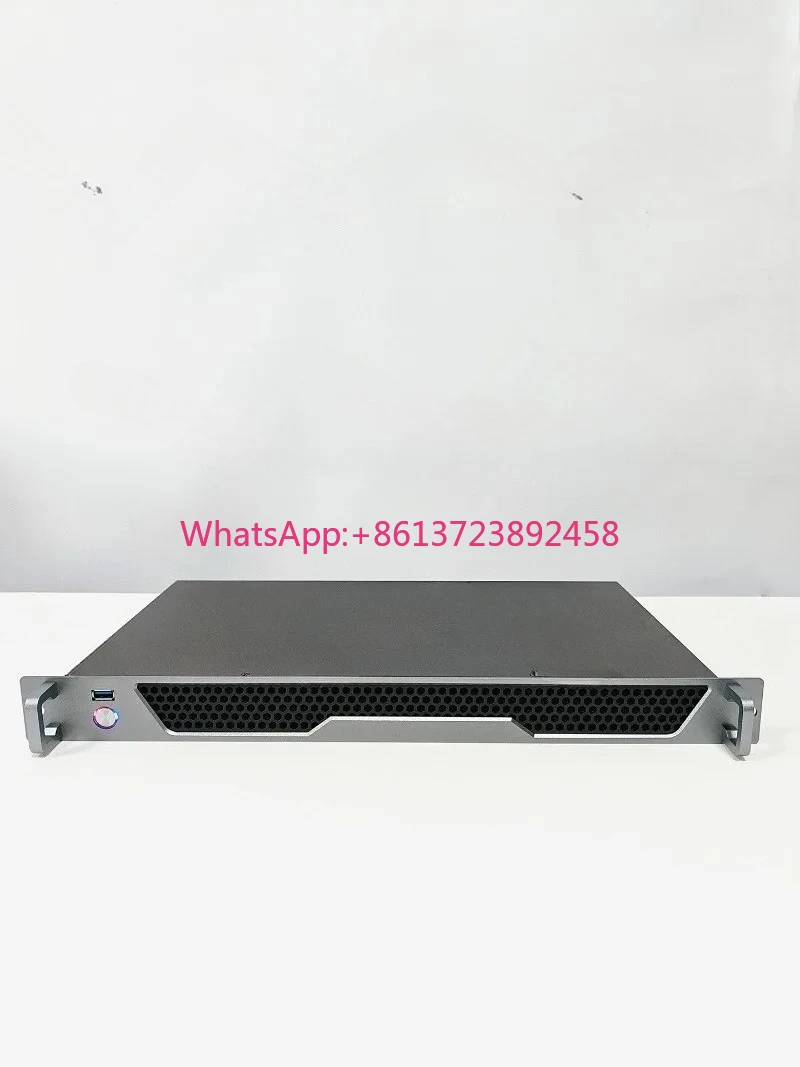 1U Industrial Control Chassis Short 250 Deep Aluminum Panel Itx Main Board 170 * 170 Firewall Monitoring Rack Server