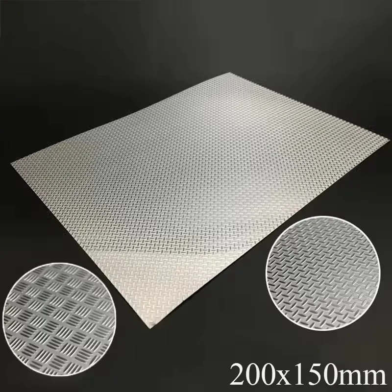 

1pcs Stainless Steel Skid Plate for 1/14 Tamiya RC Truck for Scania Actros Volvo MAN Diy Parts