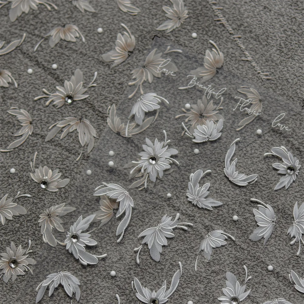 

1 шт. 5D алмазные японские кавайные георгины наклейки для дизайна ногтей изысканный цветок самоклеящиеся украшения для ногтей наклейки аксессуары DIY