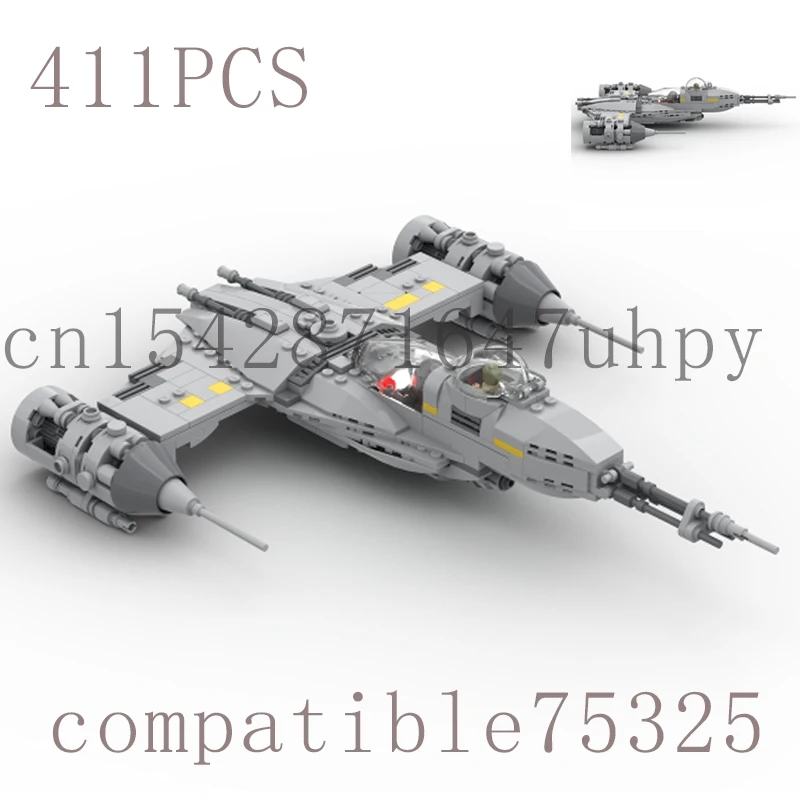 

2022 NEW Fit 75325 Space Wars N-1 Starfighter Spaceship model buiding kit block self-locking bricks toy birthday christmas gift