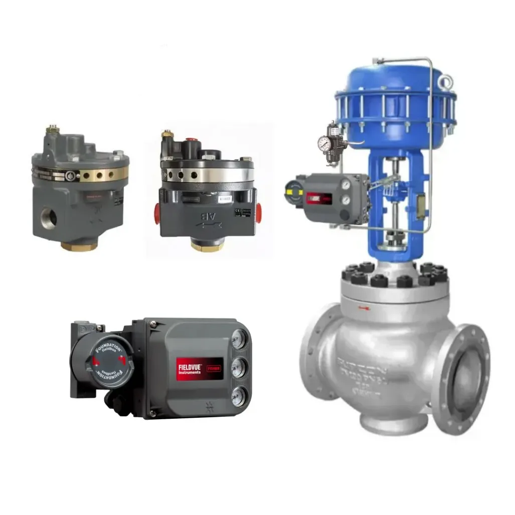 

Throttling Control Valve With Fisher 2625 Volume and DVC6200 Digital Valve Controller Stock Supplier Valve Positioner