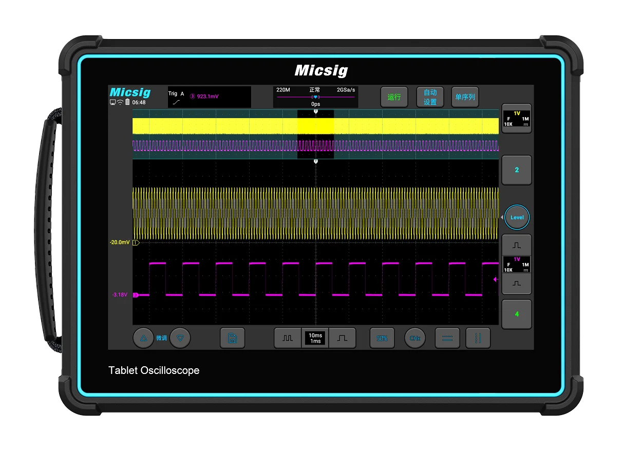 

2024 Hot Sales Automotive Tablet Oscilloscope ATO3004 10.1 Inch TFT LCD Touch Universal Probe Automotive Tablet Oscilloscope