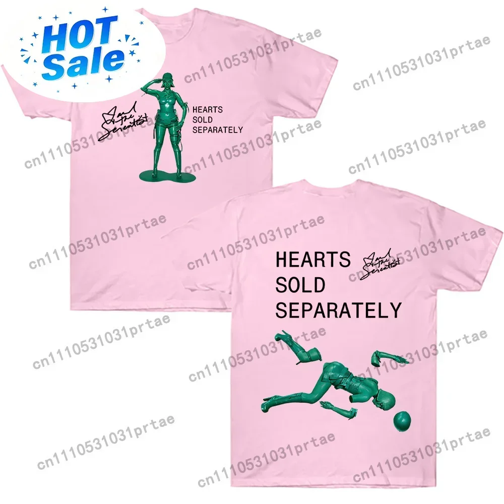 Mariah The Scientist T Shirt Hearts Sold Separately New Album Graphic Tees Women  O-neck Short Sleeve Clothing Unisex Y2K black