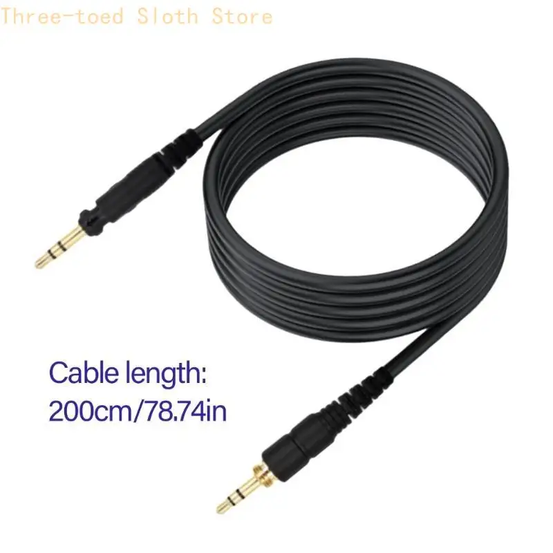 EAH DJ1200 헤드셋 용 교체 헤드폰 코드 3.5mm ~ 6.35mm 오디오 코드 음악 애호가 및 전문 DJS E74A