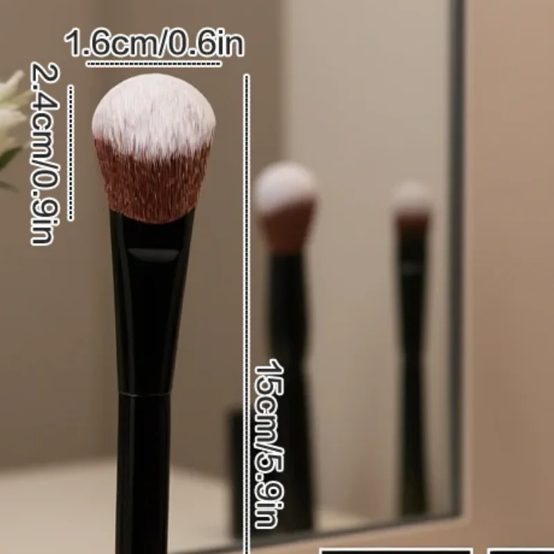 Slope Type Blush Brush For Cheeks Portable Powder Blush Face Contour Makeup Cosmetic Tool For Women Girls Beginners