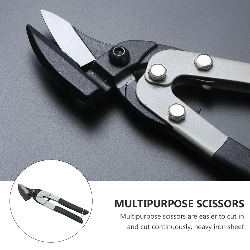 Tin Shears Durable Cutting Scissors Steel Iron Tool Industrial Manual Garden Tools Chrome Vanadium Stainless Snips Labor-saving