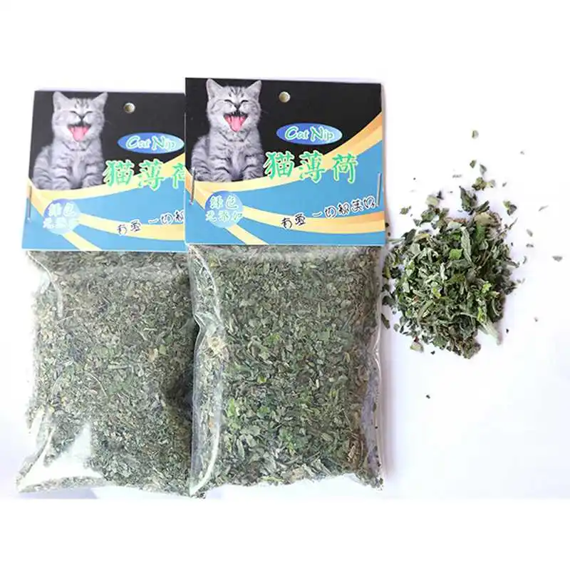 10g/bag Natural Premium Catnip Catnip Chose for Fresh Catnip Leaves for Cat Kitten Can Be Sprinkled on Toys and Catnip Toys