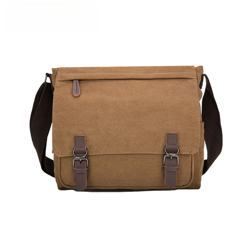 

Корейский стиль, модная простая мужская сумка через плечо, студенческая сумка для ноутбука на одно плечо, холщовая сумка-мессенджер унисекс