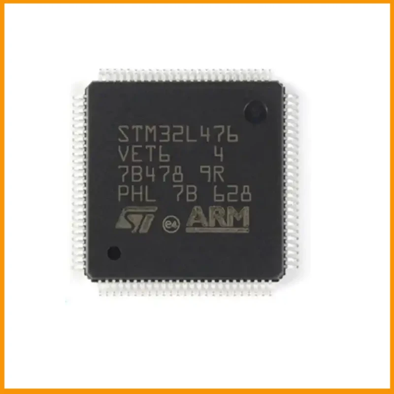 5Pcs/Lot  New Original  STM32L476VET6 STM32L476 Microcontroller IC 32-Bit Single-Core 80MHz 512KB (512K x 8) FLASH 100-LQFP