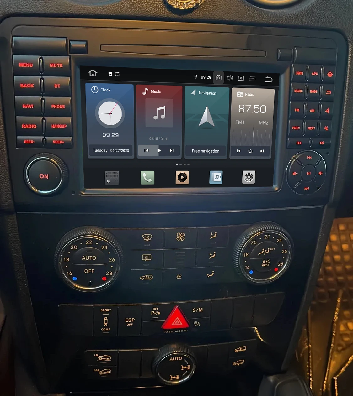 CHSTEK Car Radio Android Carplay For Mercedes Benz ML/GL Class X164 W164 ML350 ML300 GL500 ML320 ML280 Multimedia Bluetooth WIFI