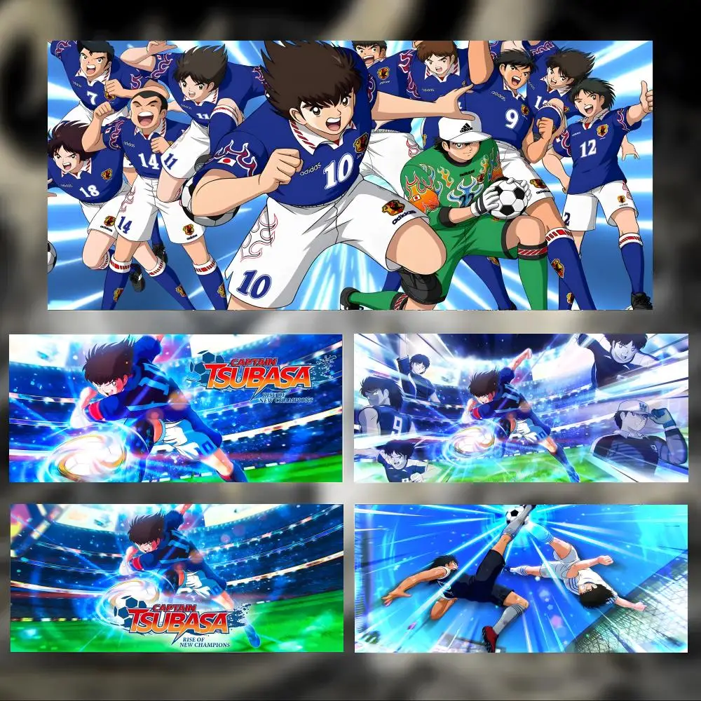 

Energetic Sport Anime C-Captain Tsubasa Mouse Pad Large Thick Desk Pad Stitched Edges Gaming Mouse Mat for PC