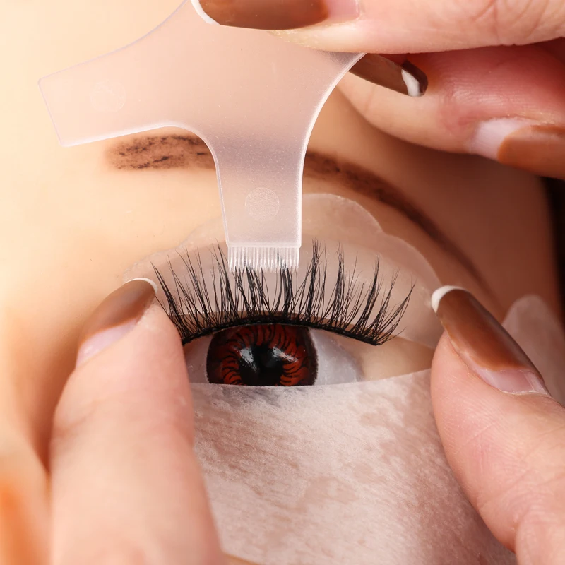 5/10/30 lotes de pestañas de silicona en forma de Y, rizador de elevación, extensión de pestañas rizadas, cepillo de injerto, herramienta de maquillaje, almohadilla permanente para pestañas