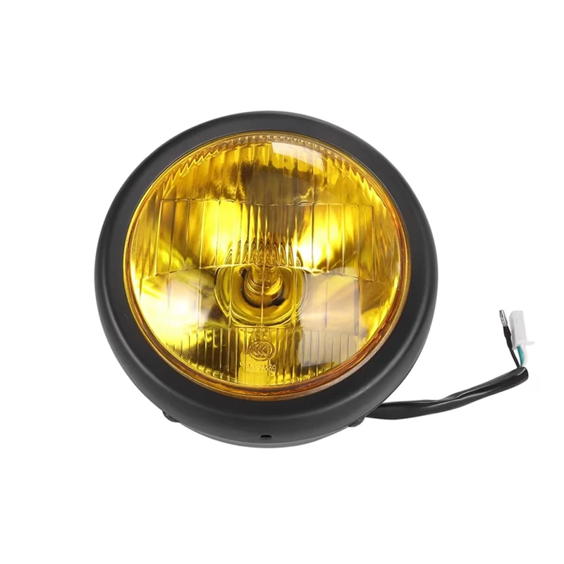 Retro 5.75 Inch LED Motorcycle Headlights Universal 12V Round headlight motorcycle Accessories for cafe racer headlight LED