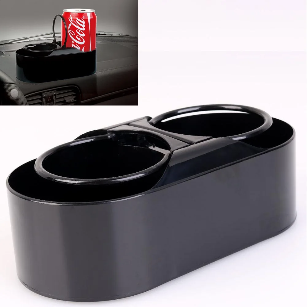 Plastic Auto Car Truck Motorcycle Dual Cupholder Water Beverage Holder Dual Hole Drink Cup Stand