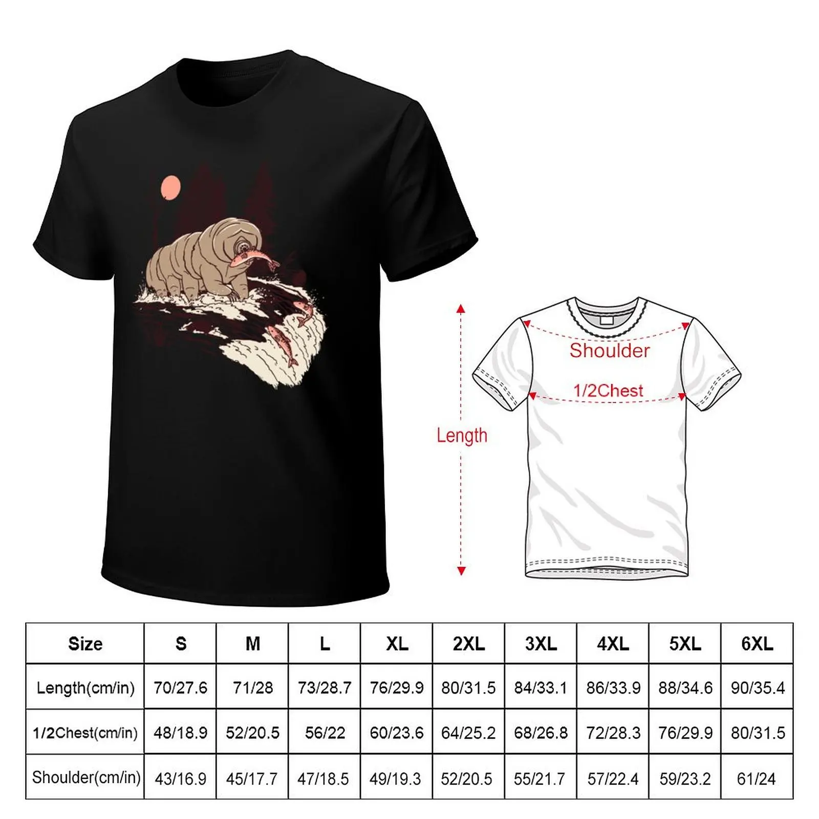 Water Bear T-Shirt Simple Trendy Casual T-Shirt