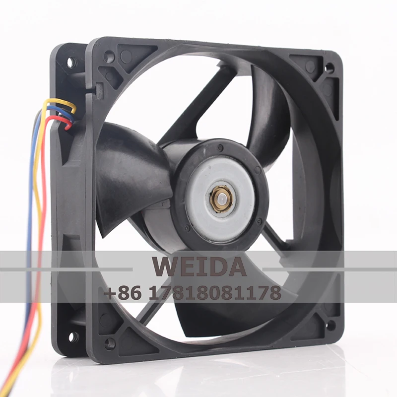 Kipas Pendingin Inverter Yongli Baru 12V 24V DC48V 0.50A MGT12048UB-W25 Volume Udara Besar 4-kabel PWM 12CM 12032 120X120X38MM