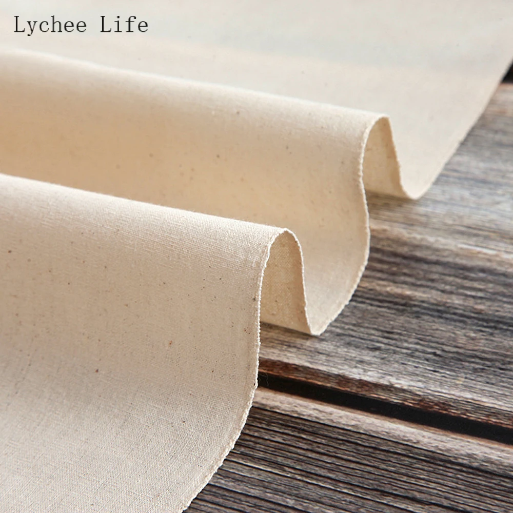 Lychee Life Doll Skin Fabric Solid Color Plush Cloth Sewing Fabric 100% Cotton Patchwork Fabric For Toys Diy Sewing Crafts