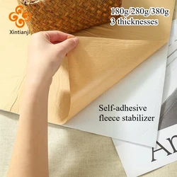 180g/280g/380g Interfacing Fabric Self-Adhesive Handmade Bag Lining Sewing Accessories Clothing Hat Shaped Interlayer Material