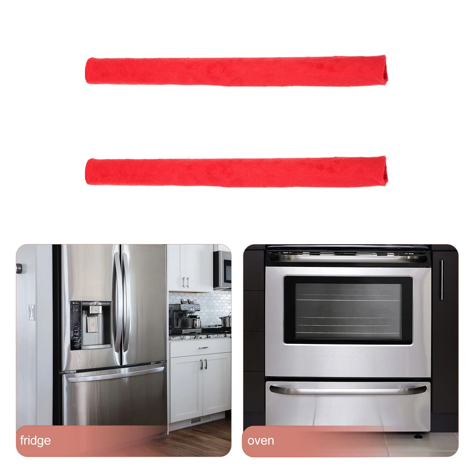 أغطية مقبض الثلاجة غطاء مقبض بسيط وأنيق لحماية مقبض أجهزة غسالة الأطباق في الفرن والميكروويف #4