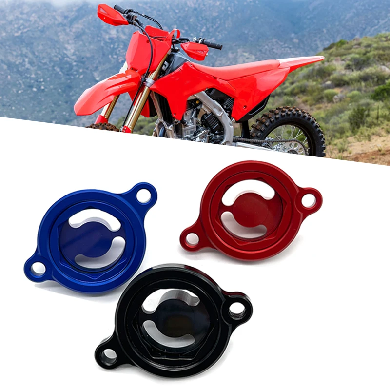 Fit for Honda CRF250R CRF250RX CRF450R CRF450RWE CRF450X CRF450RX CRF450L CRF450RL Motorcycle Transparent Oil Filter Guard