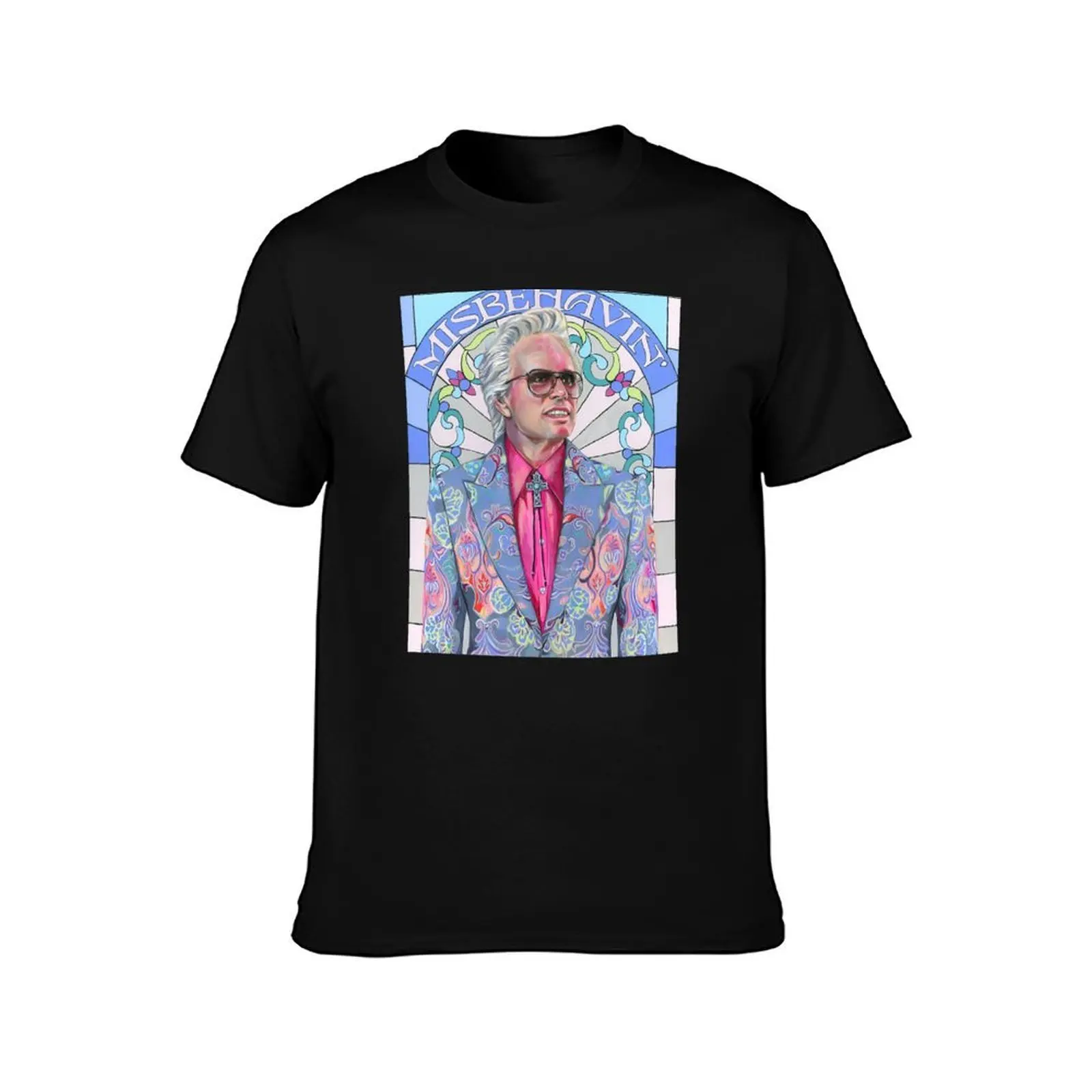 Uncle Baby Billy T-Shirt, Summer Casual Cotton Tee, Oversized Streetwear Tops, Vintage Graphic Print, Loose Fit Short Sleeve