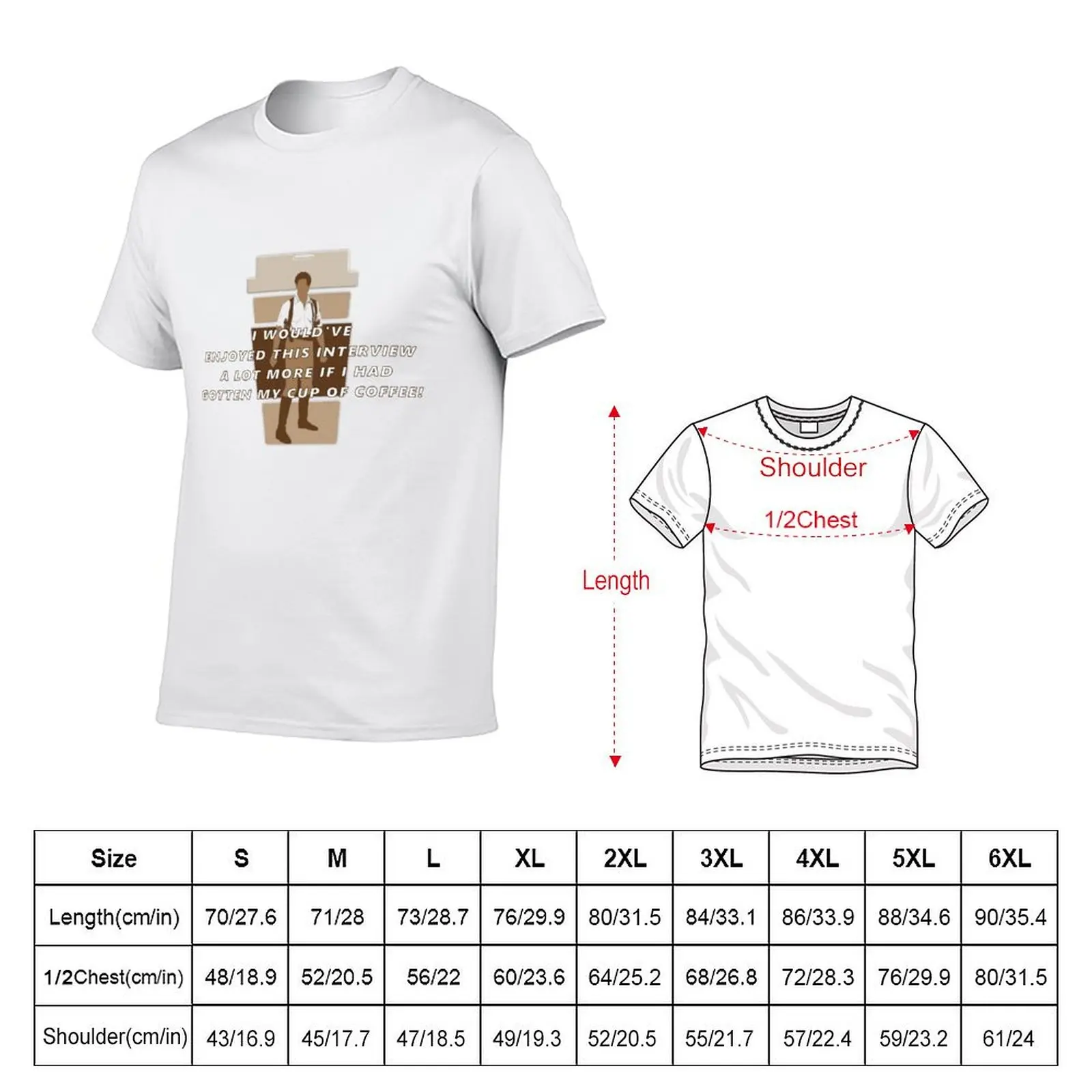 CUP OF COFFEE T-Shirt Casual Daily Graphic Tee