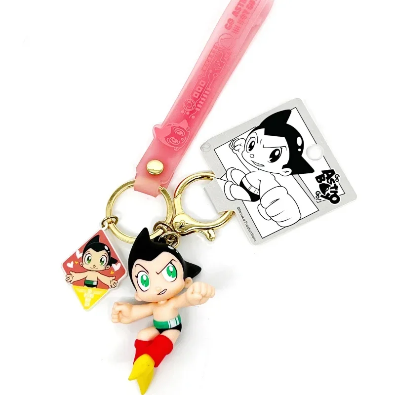 Astro Boy Car Keychain Pendant Cartoon Men\'s Bag School Bag Pendant Exquisite Women\'s Birthday Creative Gift