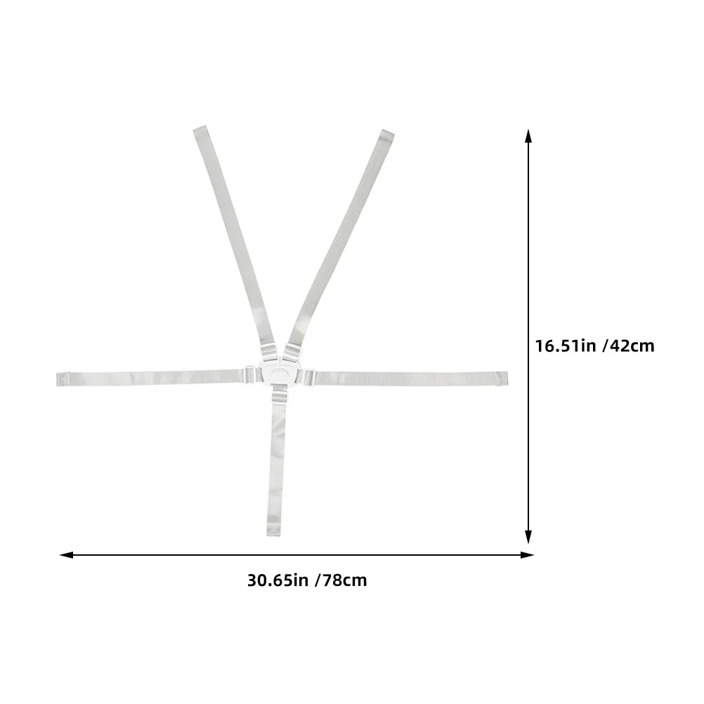 5 قطعة حزام أمان الطفل قابل للتعديل العالمي كرسي أطفال حزام يدفع باليدين كرسي مرتفع حزام الأمان قابل للتعديل الطفل تسخير #6