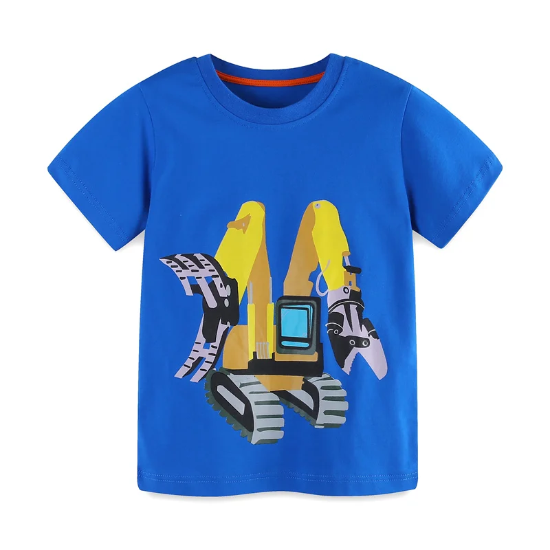 

Zeebread 2-7T New Arrival Baby Cotton T shirts With Cartoon Print Hot Selling Boys Summer Tees Tops Short Sleeve Shirts Clothes