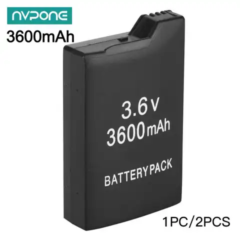 New 3.6V 3600Mah Battery for Sony Psp-1000/1001 1Pc/2Pcs Battery for Sony Psp Replacement Rechargeable Batteries Pack