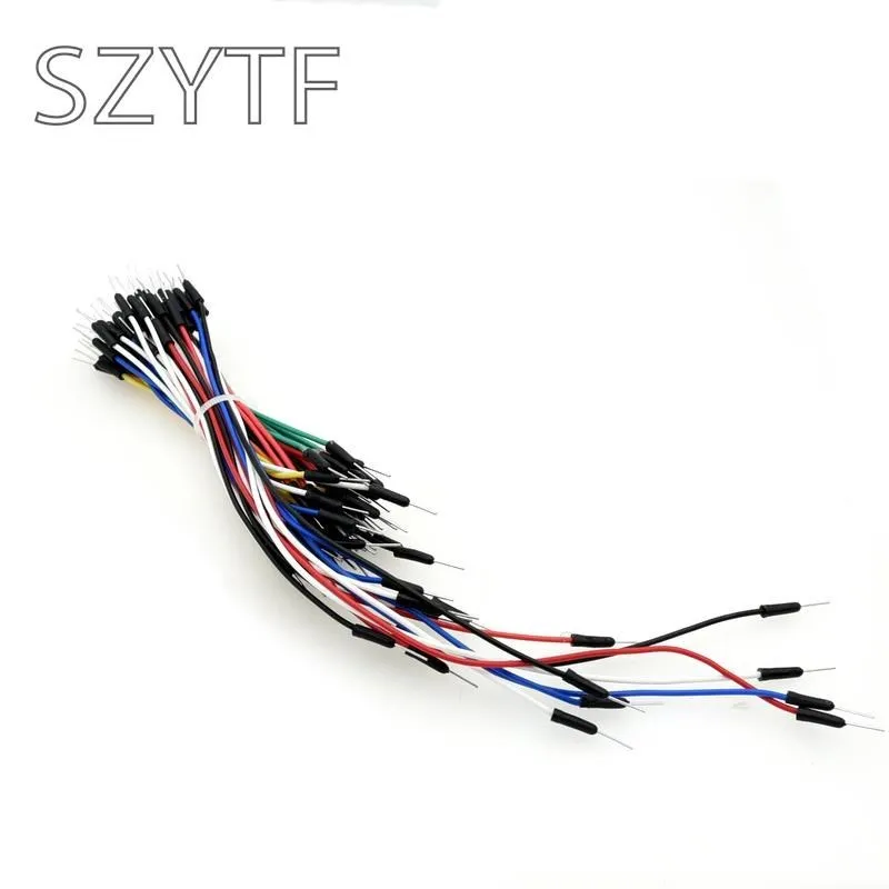 65PCS Male to Male Solderless Breadboard Jumper Cable Wires