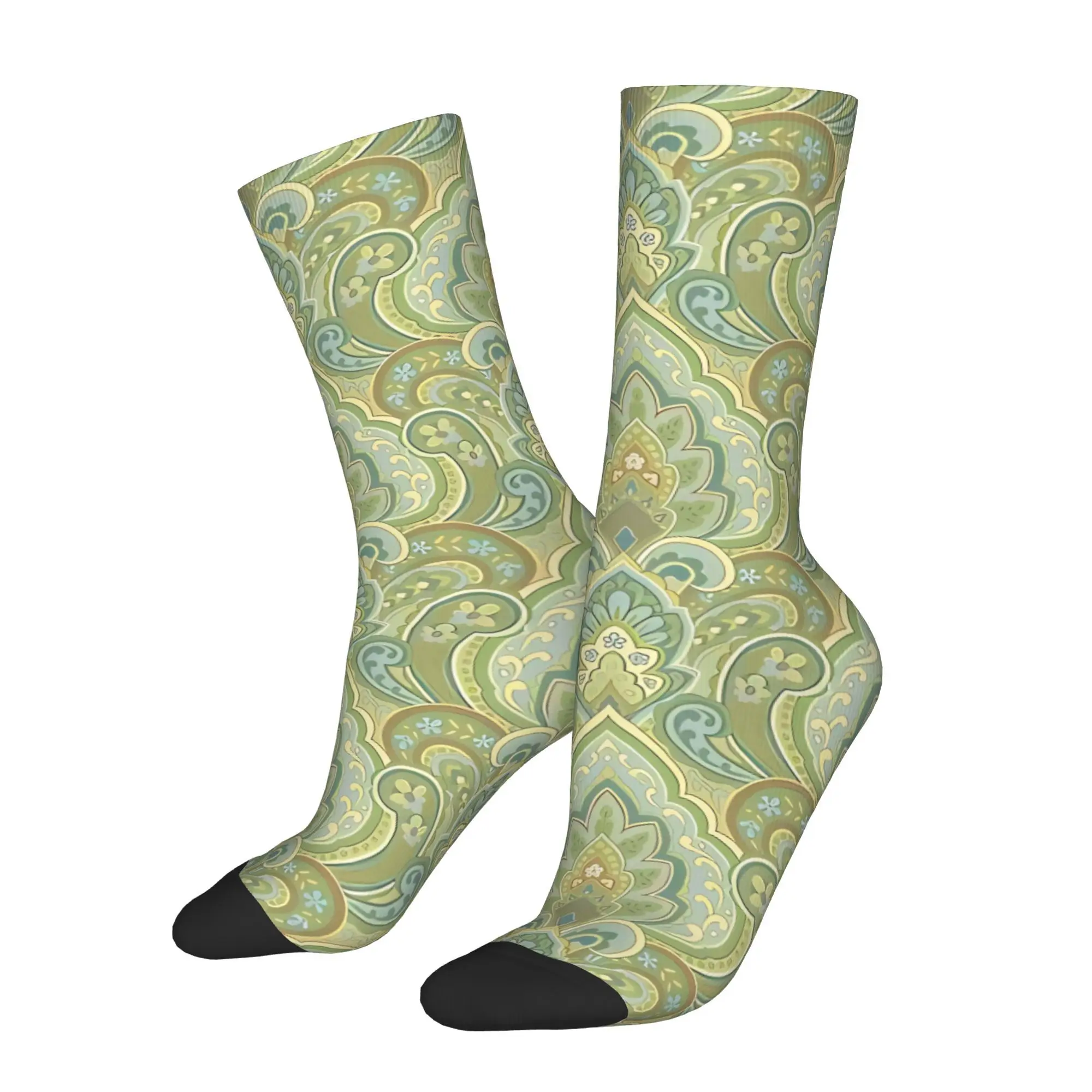 

Gilded Paisley Sock Printed Man Polyester Fashion