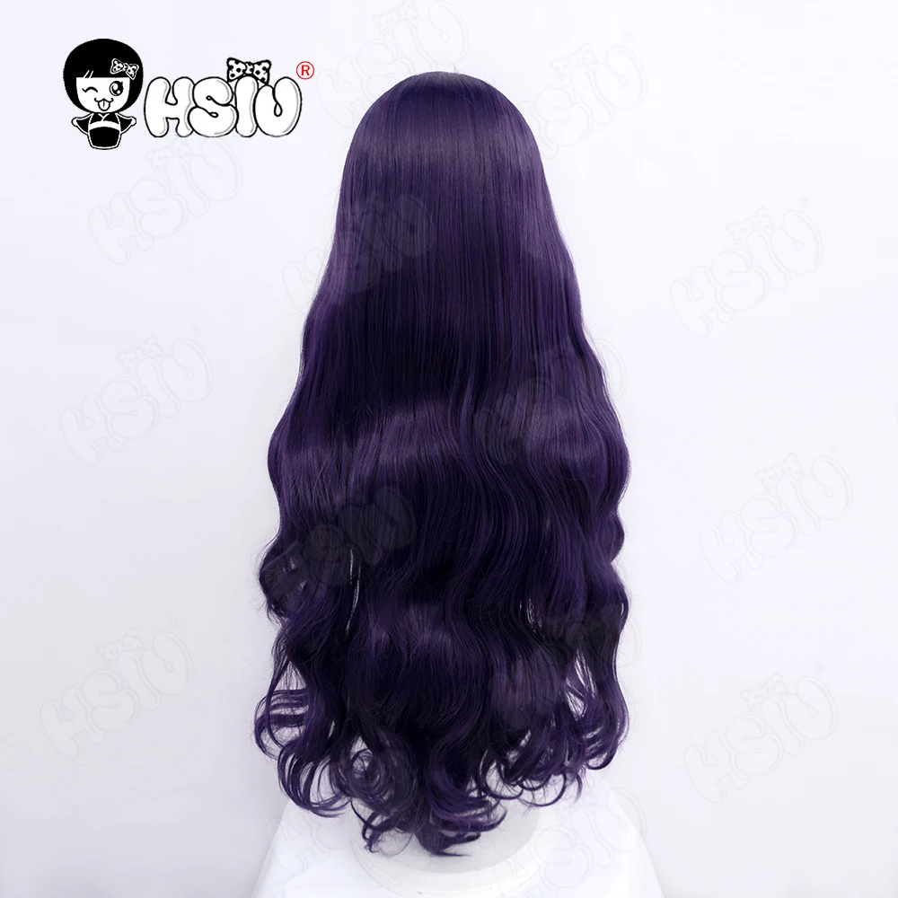 Kitagawa Marin Bunny Girl Cosplay Wig Fiber synthetic wig My Dress-Up Darling Cosplay「HSIU 」dark purple long curly wig