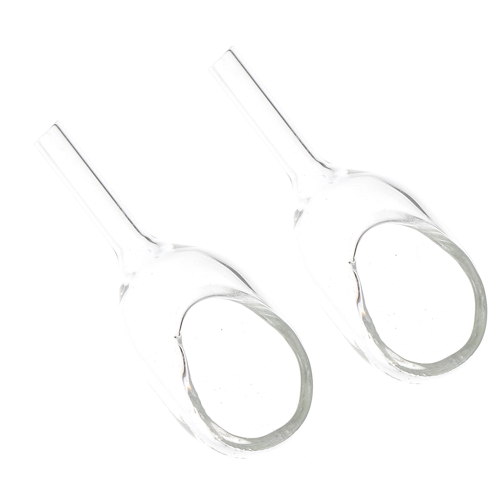 2 قطعة مجموعة قمع وزن شفافة قابلة لإعادة الاستخدام على شكل مغرفة قارب وزن زجاجي لنقل السوائل الصلبة أواني زجاجية متعددة