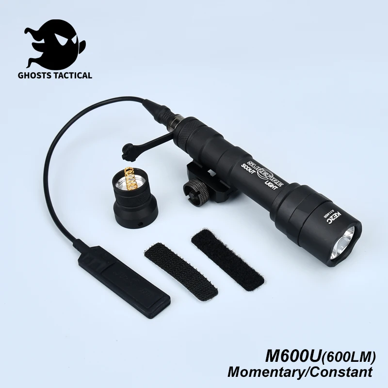 

Tactical Surefir M600U M300C M600 Airsoft Mini Scout Light Rifle Weapon Metal LED White Flashlight Torch Lanterna Hunting Arma