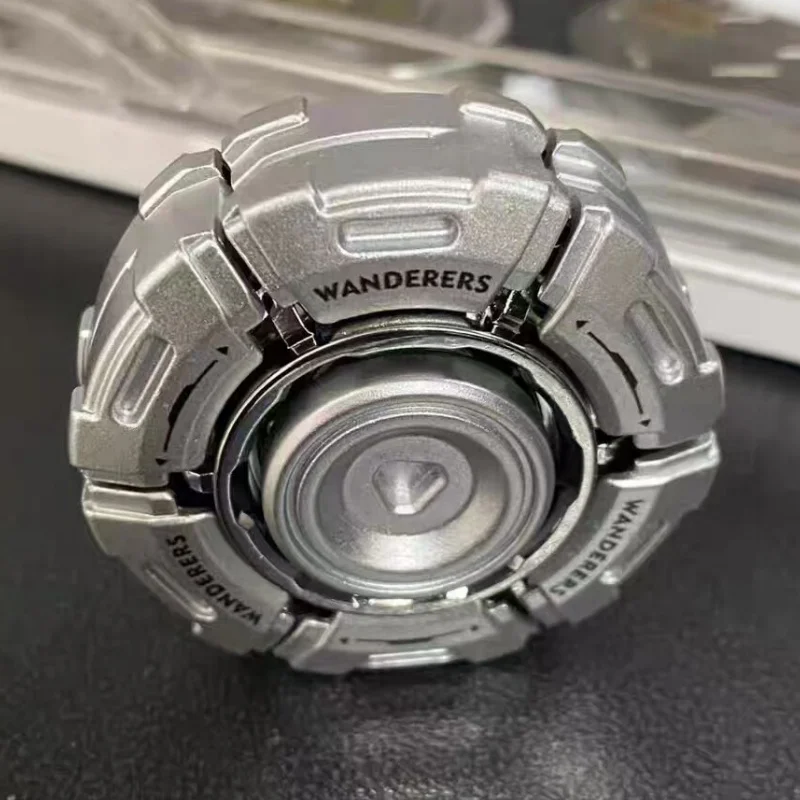 Wanderers Fidget Spinner Metal Transformable LED EDC Stress Relief Toy DIY High Tech Decompression Gadget For Teen Boys Adults view 2