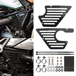 Black Side Cover for BMW R nineT Pure Racer Scrambler Urban G/S 2016-2019 Aluminum with Stainless Steel Screws