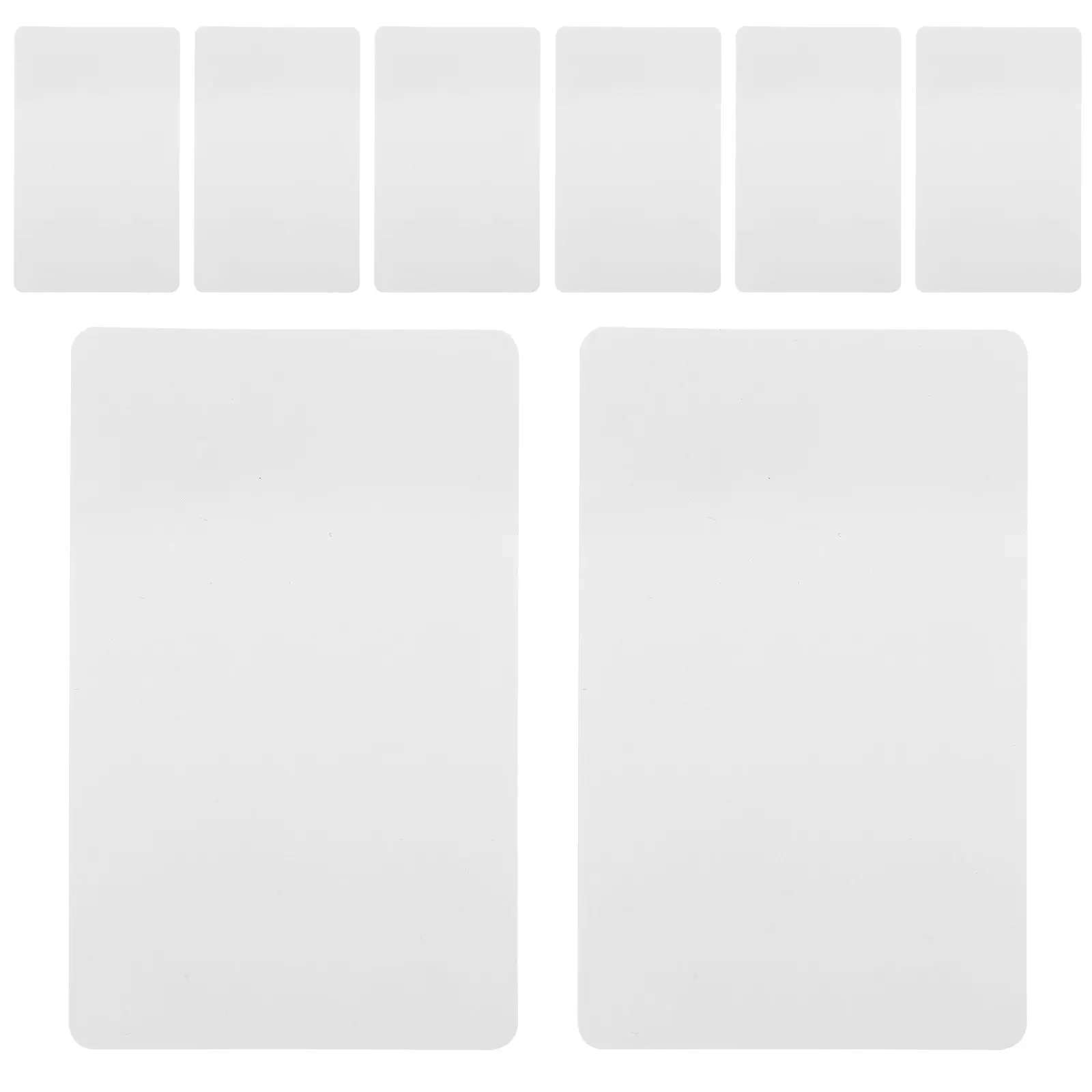 

30 шт. ПВХ-карты с чипом, белые пластиковые IC-карты для систем контроля доступа, карты для систем контроля доступа, ПВХ-бейджи для студентов