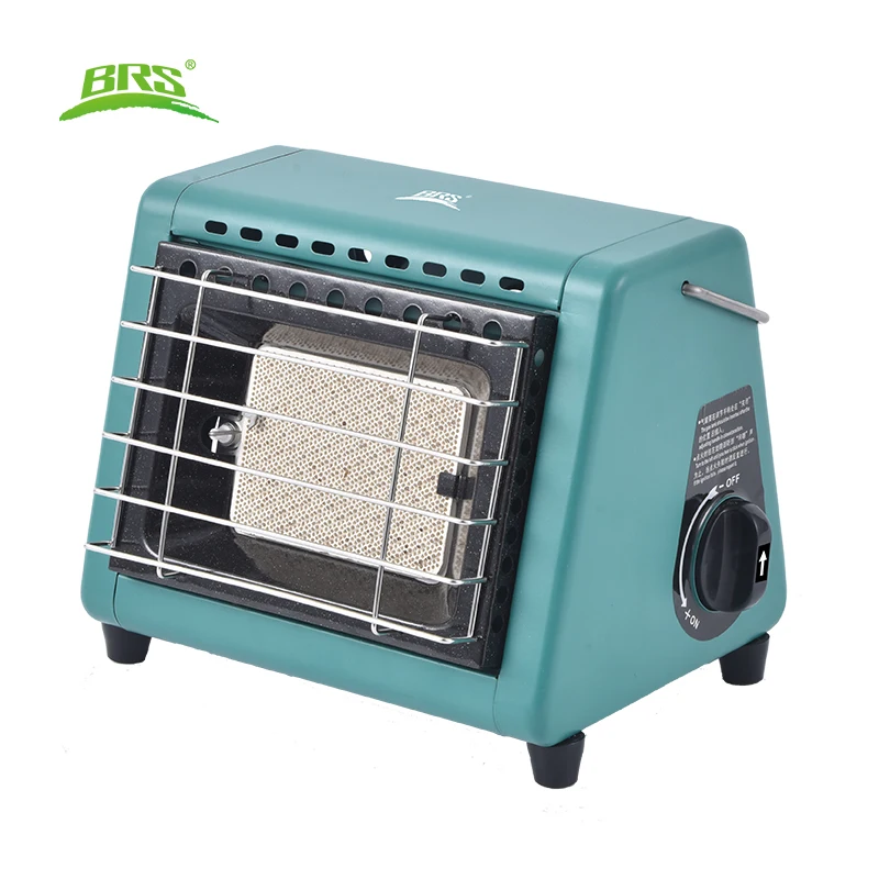 BRS-H23 Portable Tent Heater 1500W Outdoor Space Butane Heater with Control Valve Infrared Ray Patio Heater for Camping Winter