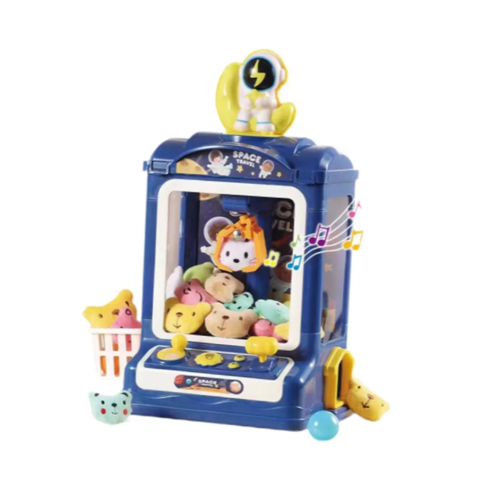 

Prize Dispenser Toy Mini Vending Machine, Gift Multifunctional with Dolls Electronic Arcade Game Claw Machine for Party Gift