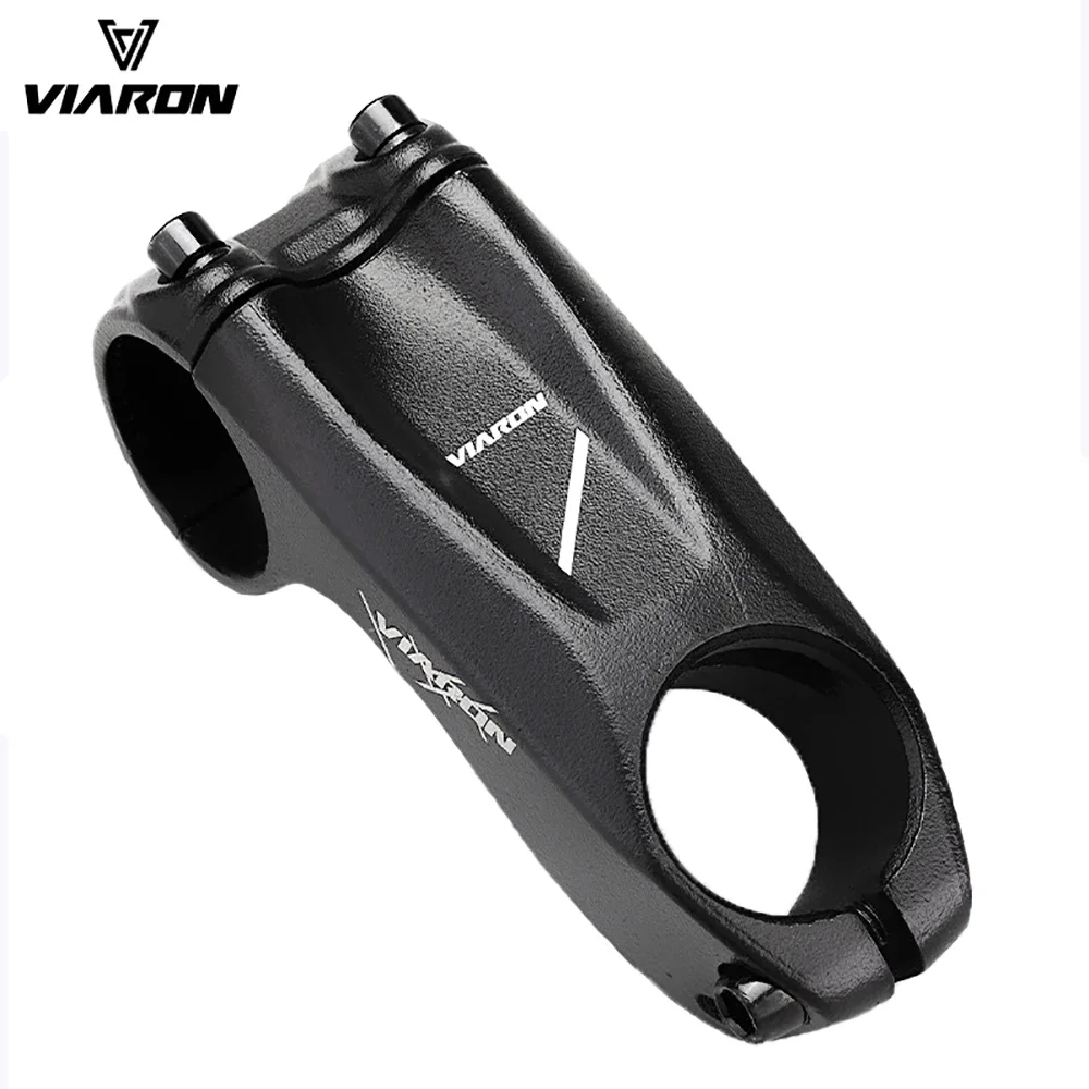 

Viaron Mountain bike stem Minus 17 degree 70mm off-road aluminum alloy riser 31.8*28.6 riser Road bikes Black Place the stand