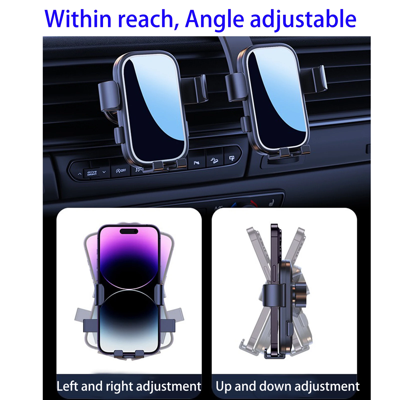 for Lada X-Cross 5 Faw Bestune T77 Gravity Car Phone Holder Air Vent Clip Mount Mobile Cell Phone Stand Smartphone GPS Support